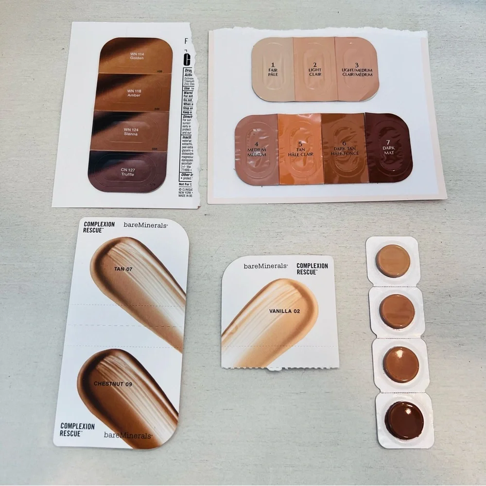 NWT Luxury Foundation Concealer Sample Bundle Gucci YSL Charlotte Tilbury RMS - Picture 9 of 16